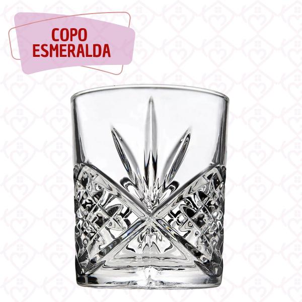 Imagem de Copo de Vidro para Whisky Linha Esmeralda 340ml 12 Unidades