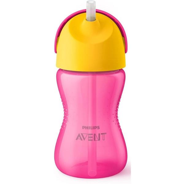 Imagem de Copo dinossauro rosa e amarelo - 300ml - 12m - philips avent