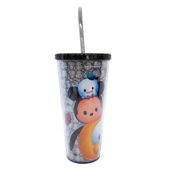 Imagem de Copo Disney Cubos De Gelo Preto Mickey E Minnie 600 Ml