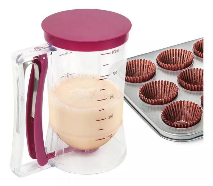 Imagem de Copo Dispenser de Massas para Cupcakes e Panquecas Plastico Capacidade: 900ml