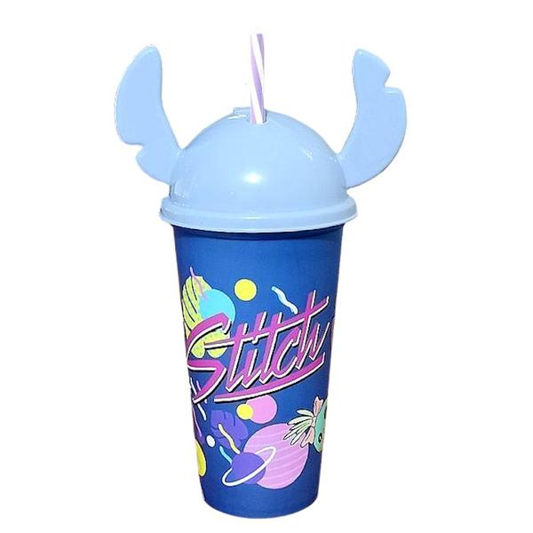 Copo do Stitch Estampado com Orelhas 500ml Infantil Original - Plasútil Imagem de Copo do Stitch Estampado com Orelhas 500ml Infantil Original