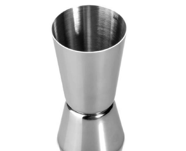 Imagem de Copo Dosador Medidor Caipirinha Inox 30ML - 15ML 2 Peças