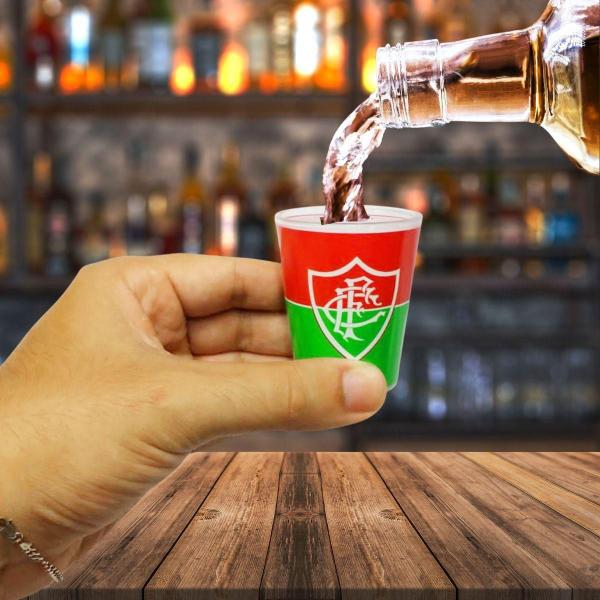 Imagem de Copo Dose Shot 60Ml 2Un Pinga Cachaça Time Fluminense