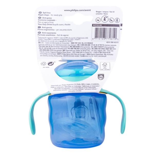 Copo Easy Sip 200ml com Alça Azul - Philips Avent Imagem de Copo Easy Sip 200ml com Alça Azul - Philips Avent
