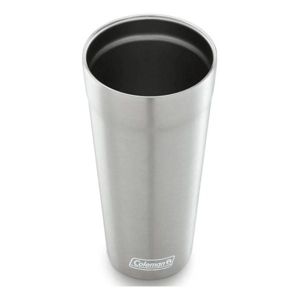 Copo Em Inox Com Tampa E Abridor Coleman Cinza 591ml Imagem de Copo Em Inox Com Tampa E Abridor Coleman Cinza 591ml