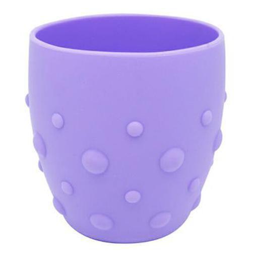 Imagem de Copo Em Silicone Para Treinamento Com Grip Roxo