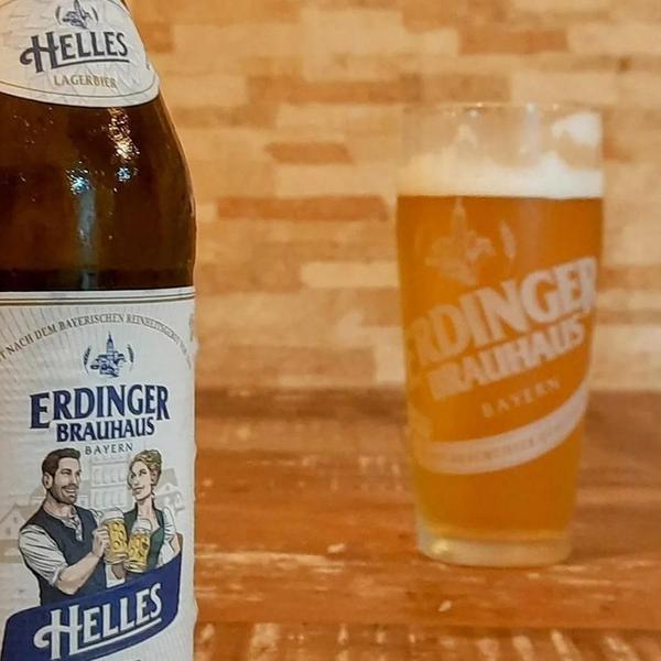 Imagem de Copo Erdinger Brauhaus Helles Lager Importado Vidro 500ml