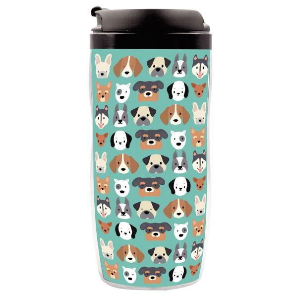 Imagem de Copo Garrafa Cachorrinhos Pet Térmico Personalizado 350 ML