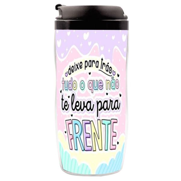 Imagem de Copo Garrafa Frase de Motivação Térmico Personalizado 350 ML