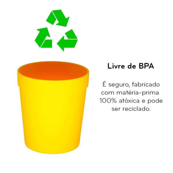 Imagem de Copo Infantil 200ml Amarelo - Infanti, Livre de BPA