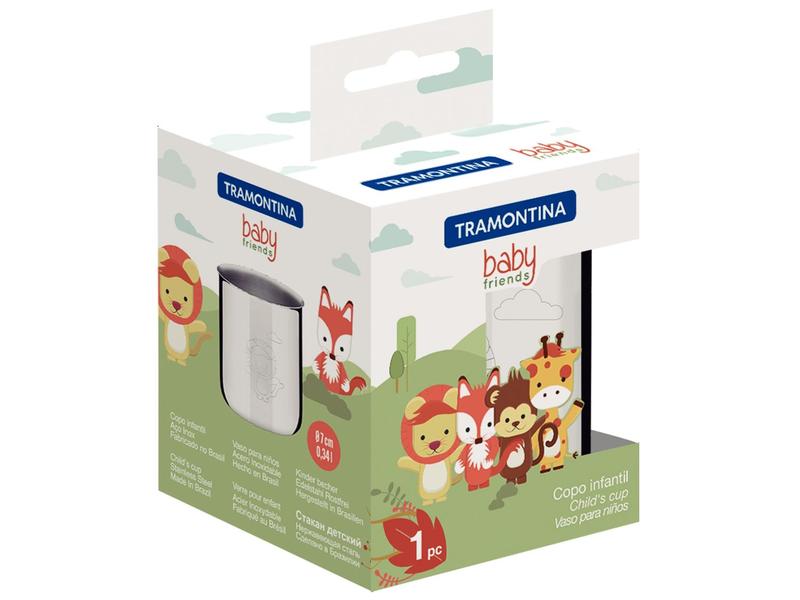 Copo Infantil 340ml Tramontina Baby Friends - 61251075 Imagem de Copo Infantil 340ml Tramontina Baby Friends