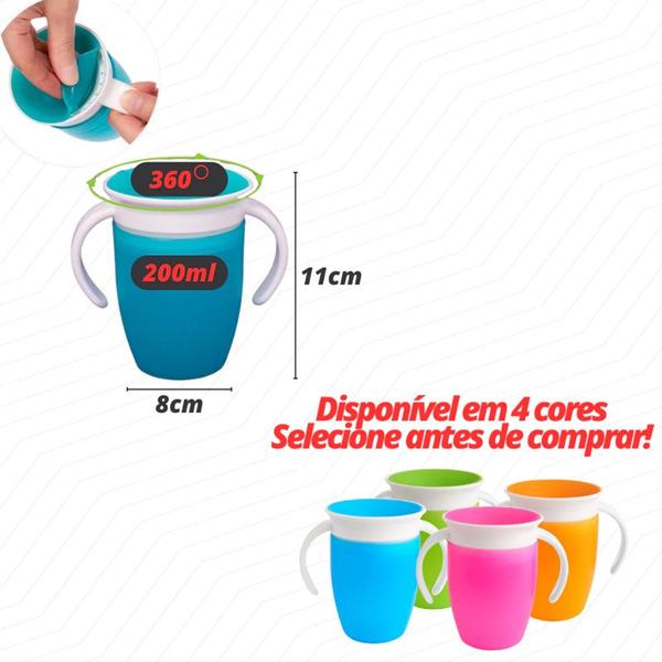 Imagem de Copo Infantil 360 Anti Derrame 200ml - Weeze