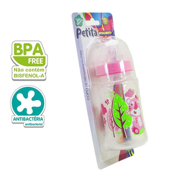 Imagem de Copo Infantil Antivazamento 270ML Petita Bichinhos