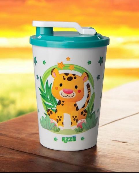 Imagem de Copo Infantil  Baby 450ml Estampas Bichinhos Cores Azzu Utilidades