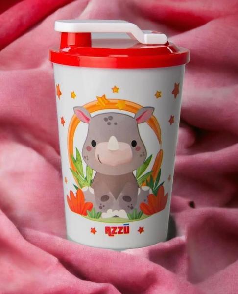 Imagem de Copo Infantil  Baby 450ml Estampas Bichinhos Cores Azzu Utilidades