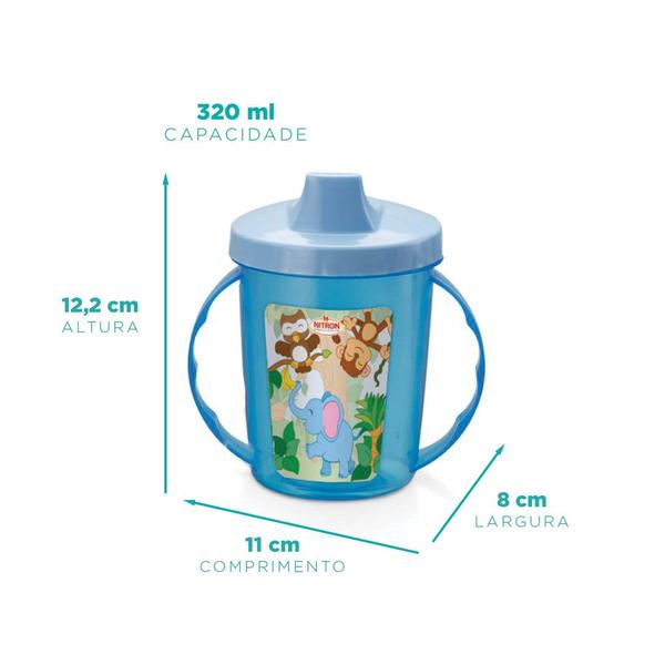 Imagem de Copo infantil com alca 320 ml