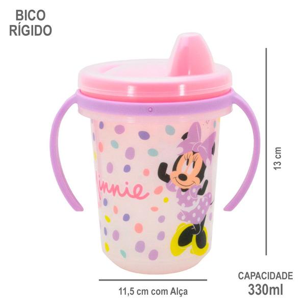 Imagem de Copo Infantil com Alça Mickey Ou Minnei 330ml