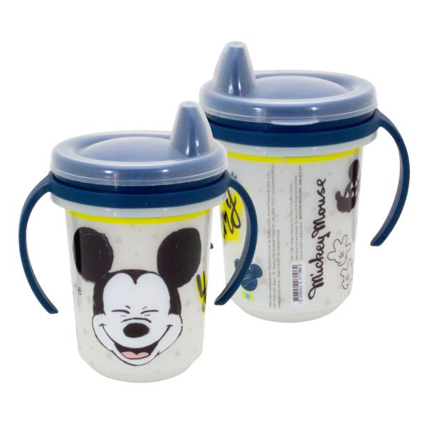 Imagem de Copo Infantil com Alça Mickey Ou Minnei 330ml