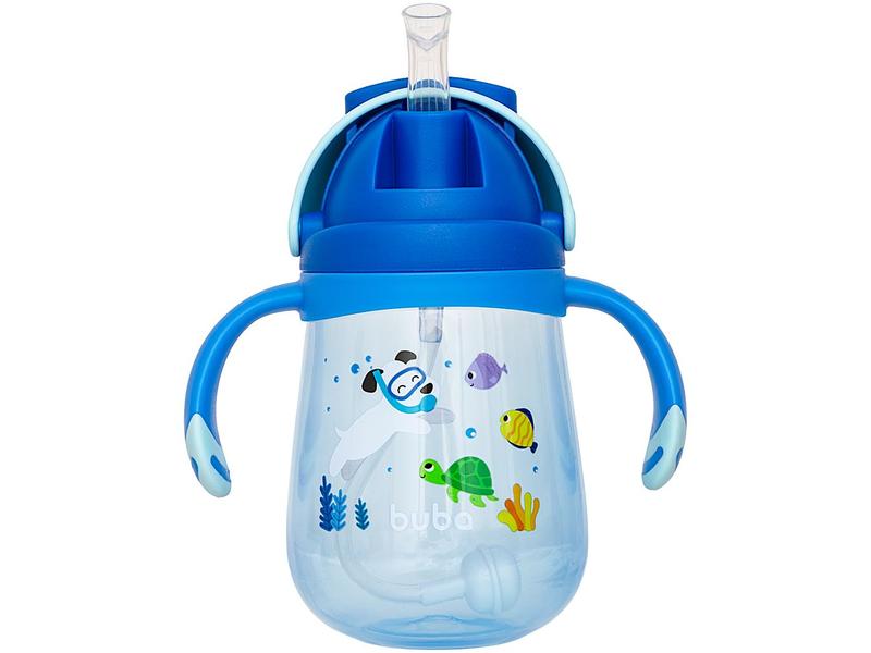 Imagem de Copo Infantil com Canudo 300ml Buba Mergulho