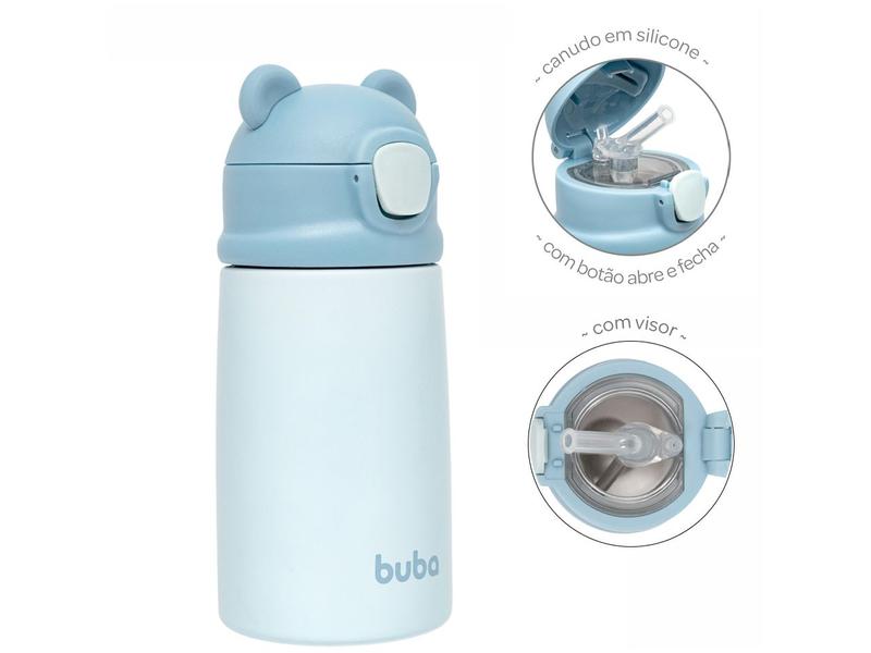 Imagem de Copo Infantil com Canudo 320ml Buba Ursinho