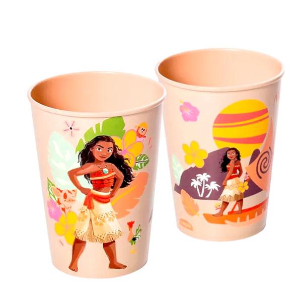 Imagem de Copo Infantil da Moana Disney 320ML Plasútil - 2 unidades