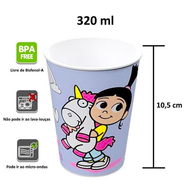 Copo Infantil Estampado De Super Heróis e Personagens Livre BPA 320ml - 1 unidade - Plasútil Imagem de Copo Infantil Estampado De Super Heróis e Personagens Livre BPA 320ml - 1 unidade