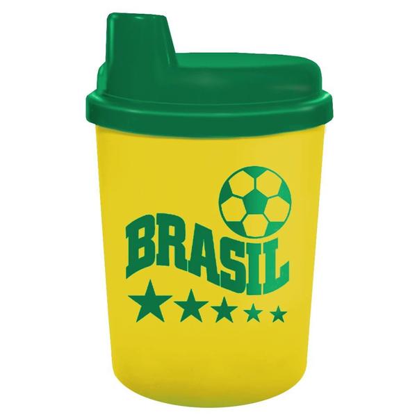 Imagem de Copo Infantil Futebol 240 Ml 10 Unidades  Injetemp 