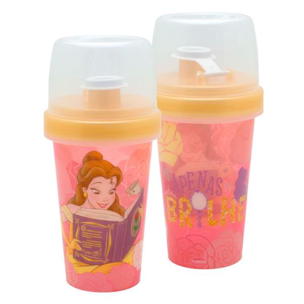 Imagem de Copo Infantil Mini Shakeira Plástico 320ml Personagens Plasútil