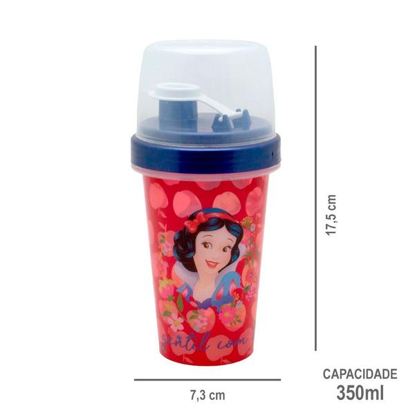 Imagem de Copo Infantil Mini Shakeira Plástico 320ml Personagens Plasútil