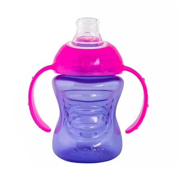 Imagem de Copo Infantil Nuby 240ml Bico Antivazamento Fácil de Lavar