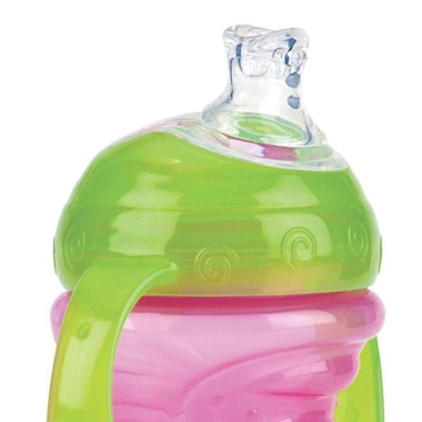 Imagem de Copo Infantil Nuby 240ml Bico Antivazamento Fácil de Lavar