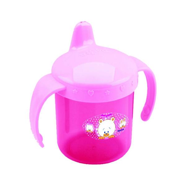 Imagem de Copo infantil plást. c/ alça 200ml Petita ref 3050-RS