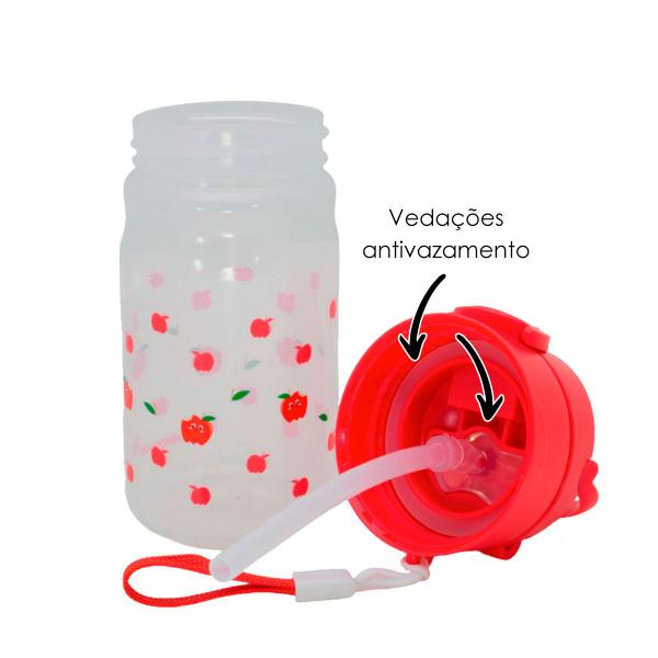 Imagem de Copo Infantil transição com Canudo de Silicone 370ML Antivazamento Pimpolho