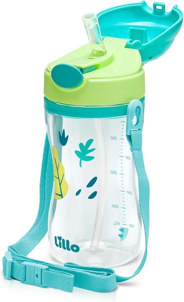 Copo Infantil Tritan com Alça e Canudo 400ml Lillo 3+ Anos Imagem de Copo Infantil Tritan com Alça e Canudo 400ml Lillo 3+ Anos