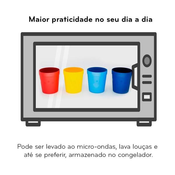 Copo Infantil ul Escuro 200ml - Infanti - Livre de BPA Imagem de Copo Infantil ul Escuro 200ml - Infanti - Livre de BPA