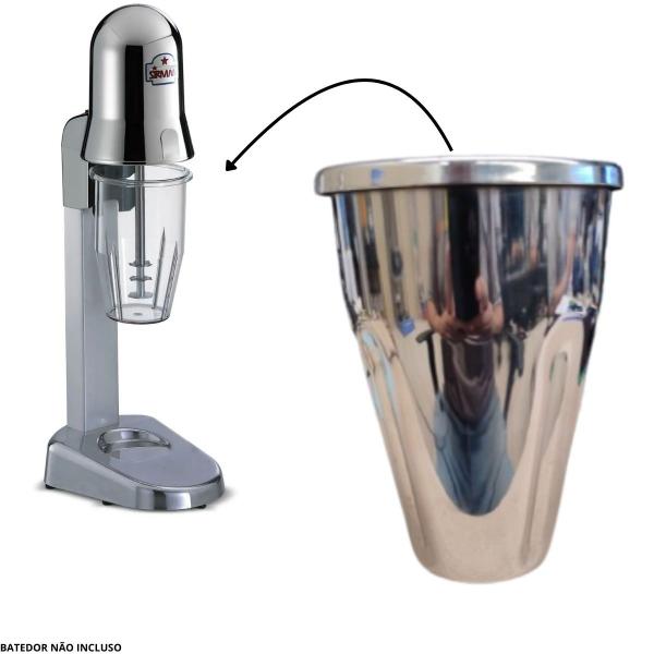 Imagem de Copo Inox Para Batedor De Milk Shake Cc 550 Ifm Sirman