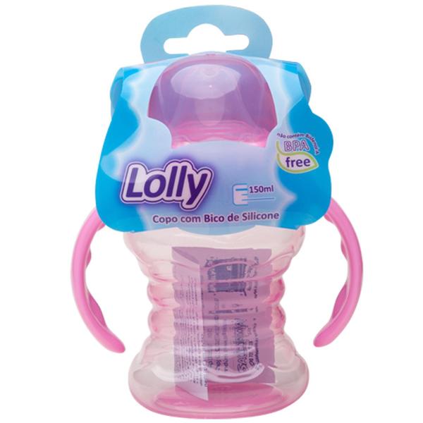 Imagem de Copo LOLLY CLEAN Com Bico de Silicone 150ml na cor ROSA - Lolly (LOLNI)