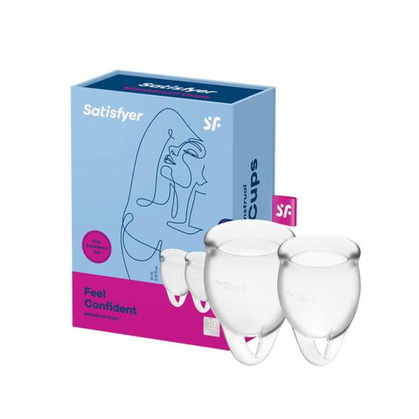 Imagem de Copo Menstrual Duplo de15 e 20 ml - Satisfyer Feel Confident