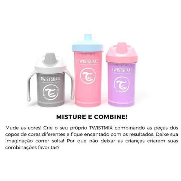 Imagem de Copo Mini Cup 230ml +4m Azul Pastel Twistshake