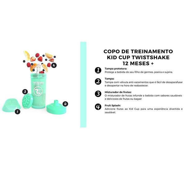 Imagem de Copo Mini Cup 230ml +4m Rosa Claro Twistshake