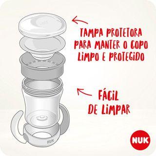 Imagem de Copo mini nuk magic cup 360 c/alca evolution 160ml