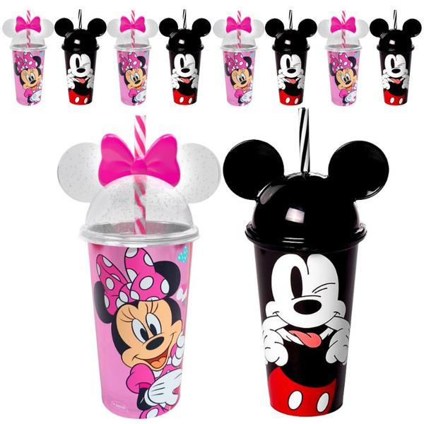 Copo Minnie e Mickey com Orelhas Infantil para Festas Kit 20 Copos - Plasútil Imagem de Copo Minnie e Mickey com Orelhas Infantil para Festas Kit 20 Copos