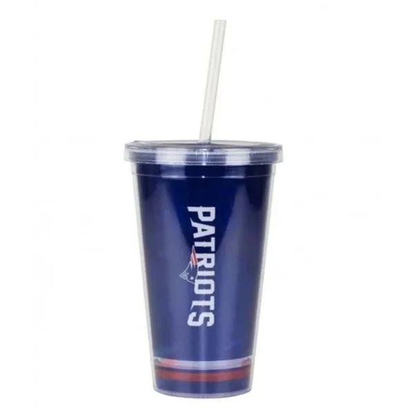 Imagem de Copo NFL com Canudo New England Patriots 480ml