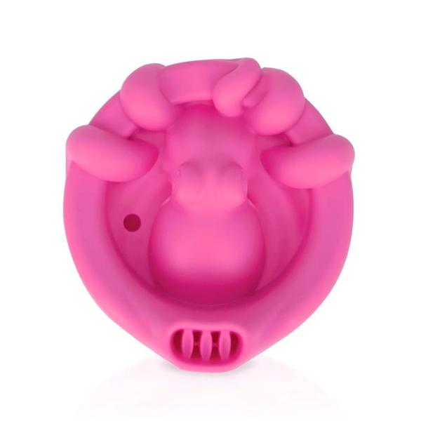 Imagem de Copo Nûby com Tampa de Silicone Desenho 3D Rosa Polvo 9+ Meses 355ml