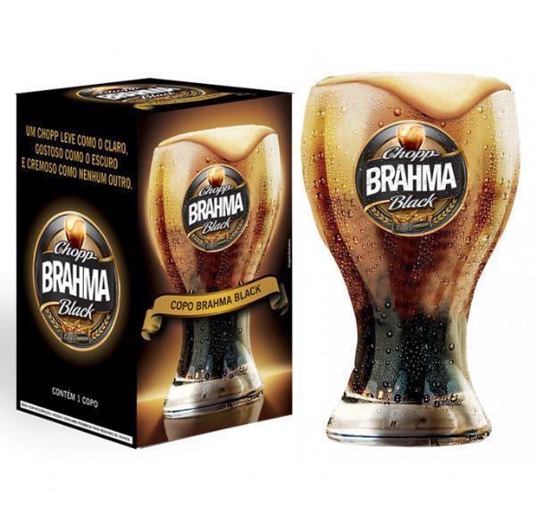 Imagem de Copo Oficial Cerveja Brahma Black 430 Ml