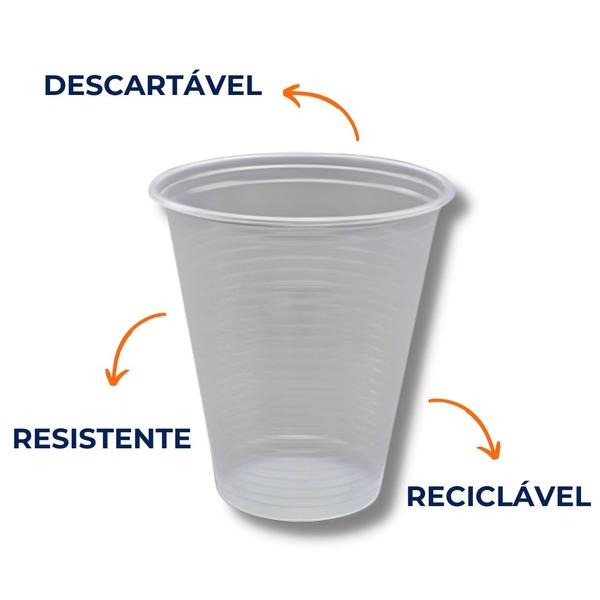 Imagem de Copo Para Bebidas Água Café Suco 200ml Descartável C/ 100un