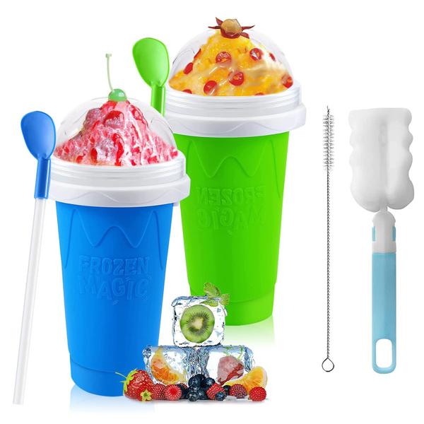 Imagem de Copo para fazer raspadinhas QwayHome Frozen Magic Slushy Cup 310 ml