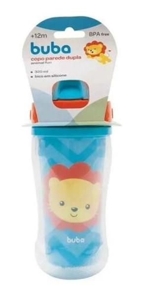 Imagem de Copo Parede Dupla Animal Fun 320ml (12m+) - Leão - Buba