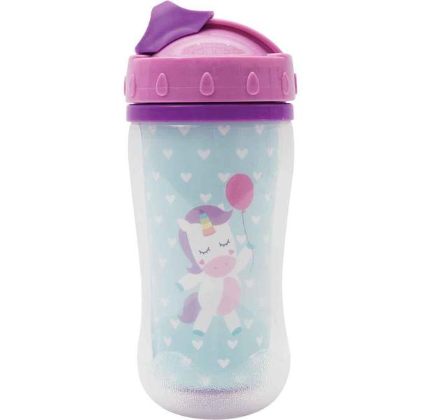 Imagem de Copo Parede Dupla Animal Fun 320Ml (12M+) - Unicórnio - Buba