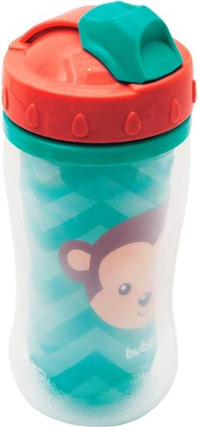 Imagem de Copo Parede Dupla Animal Fun Macaco 320ml 12086 - Buba